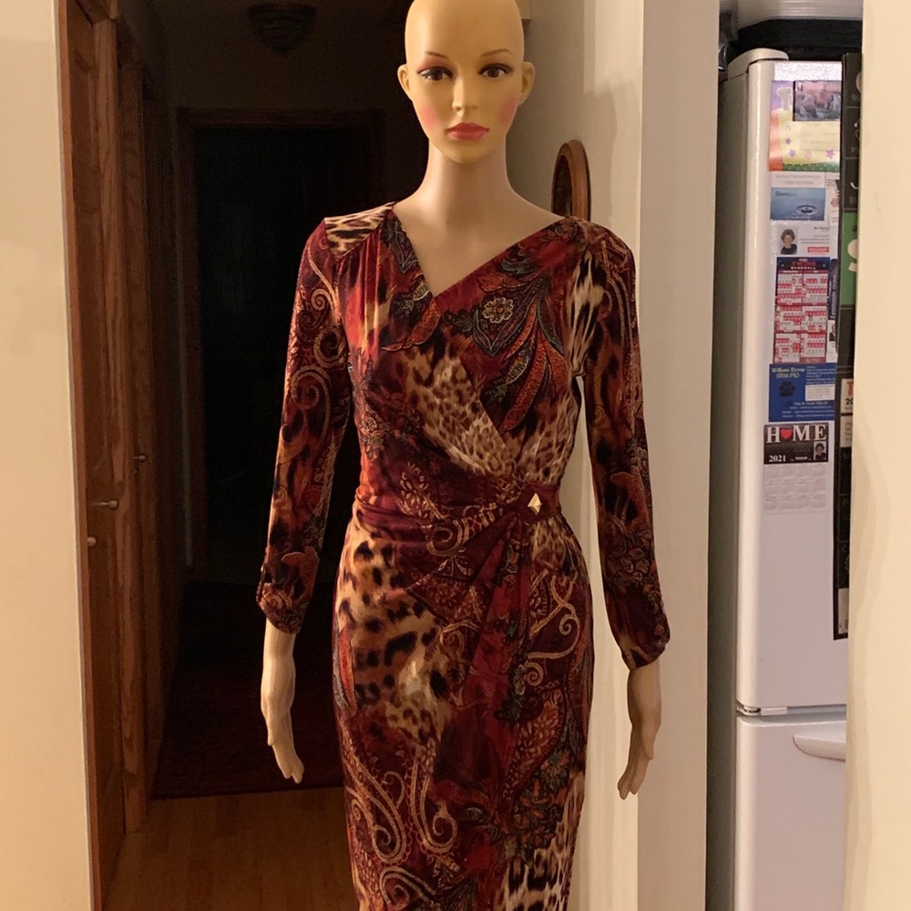 Leopard pattern dress
